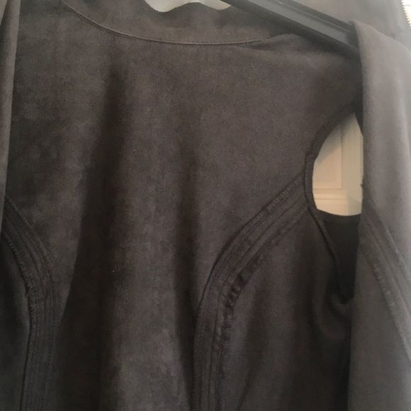 BEBE Cold Shoulder Jacket Grey Size XS - Picture 5 of 5